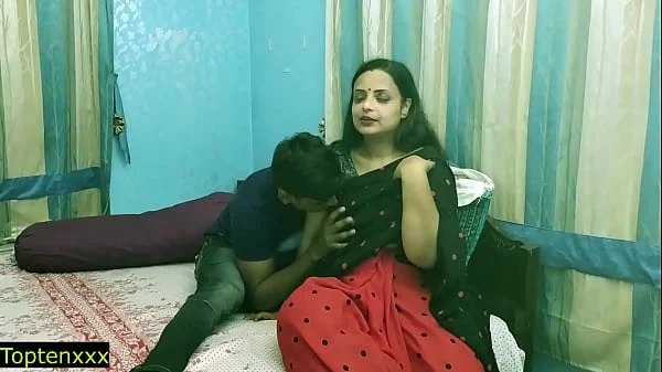 Indian teen boy fucking his sexy hot bhabhi secretly at home !! Best indian teen sex